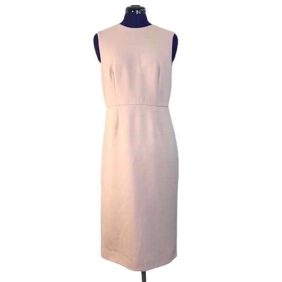 Ann Taylor Light Pink Career Wear Sheath Dress